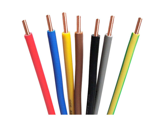 CHINA Única temperatura máxima colorida do condutor do fio 70℃ da isolação do PVC do cabo de fio fornecedor