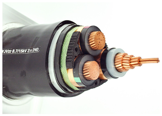 CHINA Da fita de aço blindada do núcleo do cabo elétrico 3 de CU/XLPE/STA/PVC cabo de alta tensão blindado fornecedor