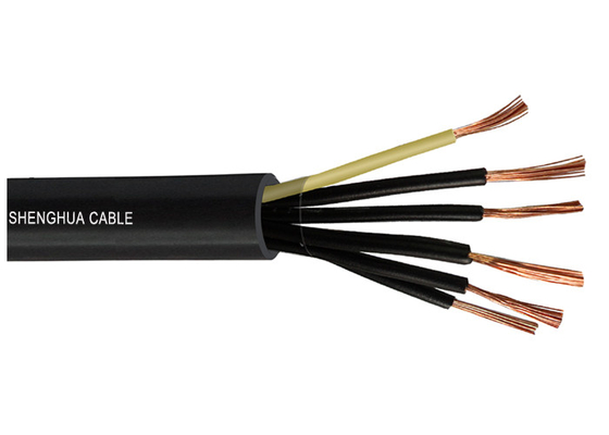 CHINA Controle a cor de cobre 0.5mm2 do preto do cabo do condutor da classe 5 - 10mm2 fornecedor