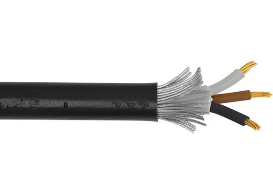 CHINA O PVC preto revestiu cabos distribuidores de corrente blindados elétricos blindados de cabo 600/1000V fornecedor