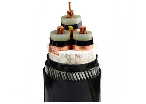 CHINA 3 do fio de cobre do poder da tela XLPE da fita da fase fio de aço de alta tensão blindado do cabo 35kV fornecedor