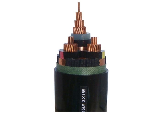 CHINA Cabo distribuidor de corrente isolado do Pvc Xlpe da tela da fita do cobre da tensão de 3 núcleos cabo médio fornecedor
