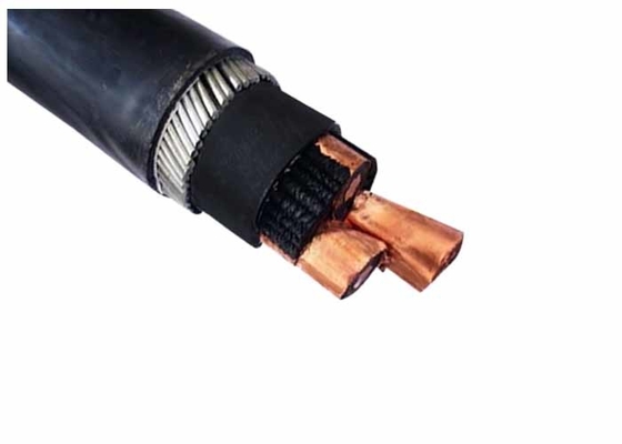 CHINA O cabo blindado médio 33KV 3x95 SQMM do fio de aço da tensão encalhou o cobre desencapado fornecedor