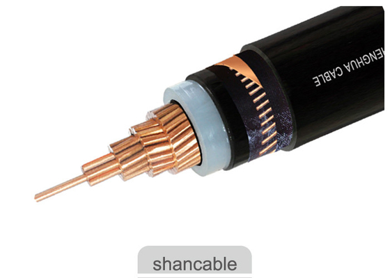 CHINA Chama do revestimento do preto do cabo distribuidor de corrente do semicondutor XLPE - retardador para colocar dentro fornecedor