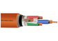 Fogo - cabo blindado de cobre isolado XLPE/PVC elétrico blindado resistente do fio de aço do núcleo do cabo de 4core LV fornecedor