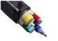 O PVC do certificado 600/1000V de KEMA TUV isolou o cabo bonde do PVC do núcleo dos cabos 4 fornecedor