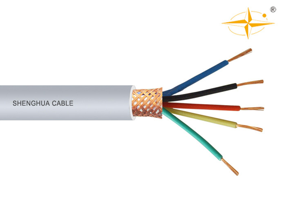 CHINA 5 cabos isolados PVC do condutor, protecção trançada flexível do fio de cobre do cabo do PVC fornecedor