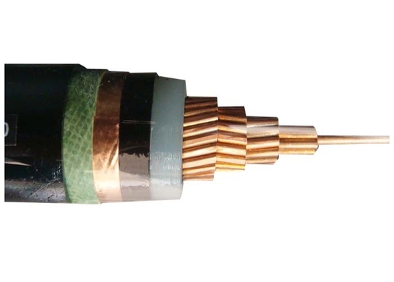 CHINA Marcação de gravação isolada XLPE média do cabo distribuidor de corrente do condutor do cobre ou do alumínio da tensão fornecedor