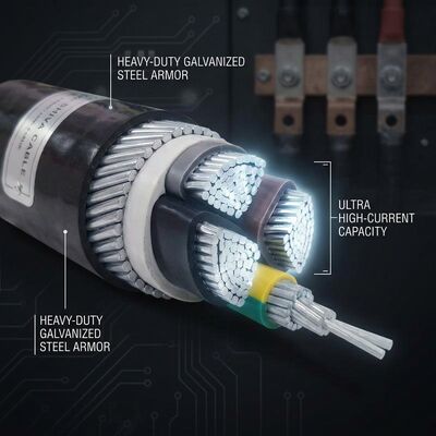 CHINA ABC 4x35mm2 UV Stabilized PVC Insulated Aerial Bundled Cable Overhead 0.6/1kV IEC60502 fornecedor