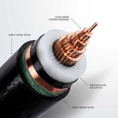 CHINA Cable de alimentação subterrânea isolado PE revestido XLPE de enterro direto 0,6/1kV fornecedor