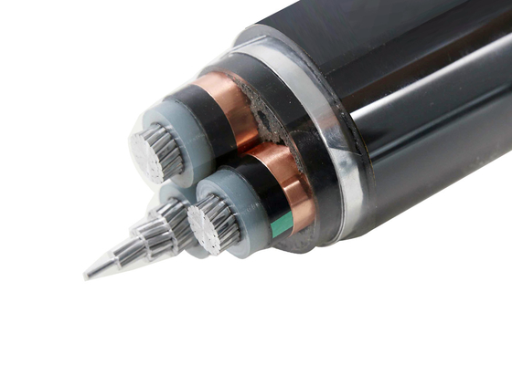 Grupo Shenghua 240mm2 XLPE 3 Núcleo Blindado MV Cabos Elétricos Galvanizados 15kV Banda de Aço Blindado Cabos de Alumínio fornecedor