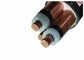 3 o núcleo Xlpe isolou o cabo revestido Pvc com cabo distribuidor de corrente médio da tensão da tela de cobre da fita fornecedor