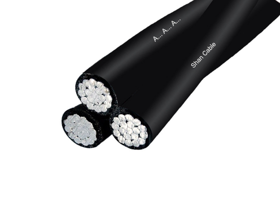 Cable de ligação transversal de rede aérea de raios UV ASTM Standard XLPE fornecedor