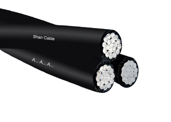 Cable de ligação transversal de rede aérea de raios UV ASTM Standard XLPE fornecedor