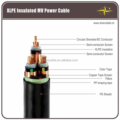 VDE Standard PVC Cabos isolados em preto para instalações eléctricas domésticas fornecedor