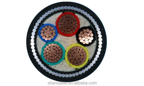 Cable de alimentação LSOH de bainha de baixo fumo zero halogênio Cu/XLPE isolamento 100ft para desempenho de longa duração fornecedor