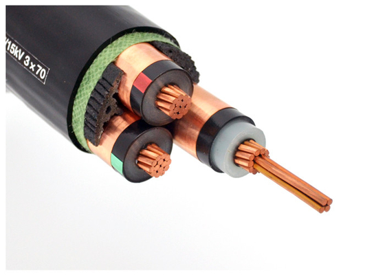 Cabo de energia isolado com XLPE e condutor de cobre ou alumínio de média tensão da Shanghai Shenghua Cable, marcação em relevo fornecedor