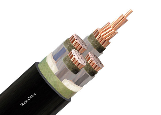 NYY 4x25mm2 Oxygen-Free Copper PVC Insulated Power Cable for Underground Use 0.6/1kV fornecedor