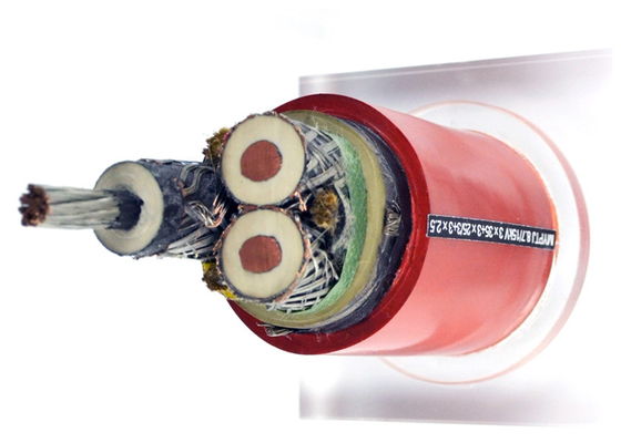 Cabo Flexível de Borracha Shenghua Power Cable 8.7 / 15 KV MYPTJ Ecológico Para Equipamentos Pesados fornecedor