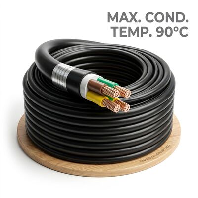 High Temperature XLPE Insulated PVC Sheathed Cable 0.6/1kV 4x16mm2 Power Station fornecedor