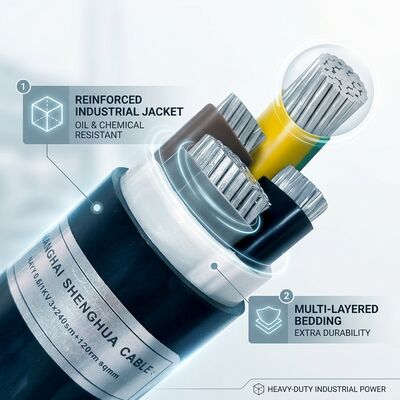 Oil Resistant Chemical Resistant PVC Insulated Cable 450/750V 3 Core Industrial Use fornecedor