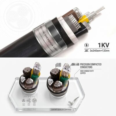Factory Direct PVC Insulated Power Cable 0.6/1kV 4x70mm2 Copper Export Grade fornecedor