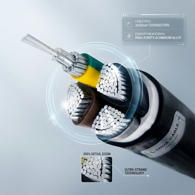 Free Sample PVC Insulated Power Cable 0.6/1kV 3x10mm2 Copper Fast Delivery fornecedor