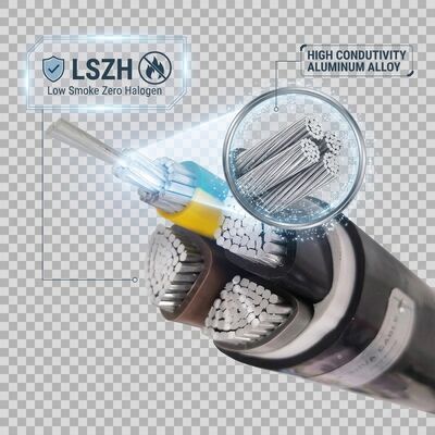 VGV 3x4mm2 UV Resistant PVC Insulated Cable Outdoor Overhead 0.6/1kV IEC60502 Copper fornecedor
