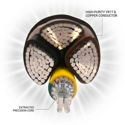 LSZH 7x1.5mm2 PVC Insulated Control Cable Halogen Free Subway 450/750V IEC60228 fornecedor