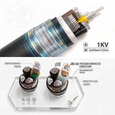 FR 4x2.5mm2 Flame Retardant Shielded PVC Insulated Control Cable Power Plant 450/750V fornecedor