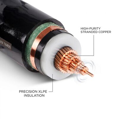 Cabo de Alimentação de Cobre Puro com Baixa Resistência do Condutor e Isolamento XLPE 0.6/1kV fornecedor