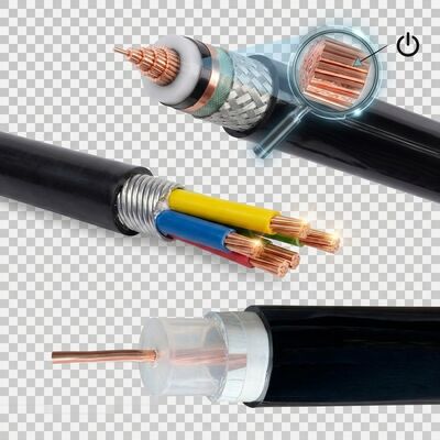 Medium Voltage 12/20kV Copper Tape Screen 3x120mm2 XLPE Insulated Cable fornecedor