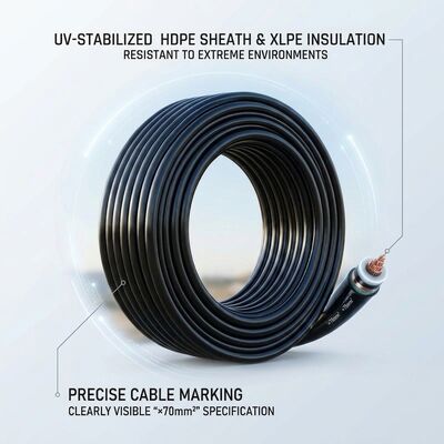 Aerial Bundled 0.6/1kV 3x70+54.6+16mm2 XLPE Insulated Overhead Line Cable fornecedor