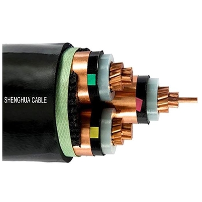 Meio Voltagem XLPE Pvc Isolado Pvc Envolvido 3 Núcleos Flexível Cabos Sh Shenghua fornecedor