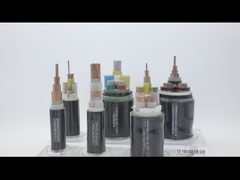 XLPE isolou condutor preto do cobre do cabo distribuidor de corrente do PVC/o de alumínio