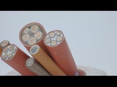 Condutor de cobre encalhado IEC60331 de alta temperatura avaliado do cabo do fogo