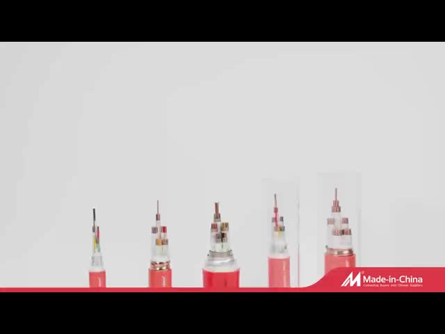 Cabos elétricos de alumínio de alta tensão de 35 kV 3x400 mm2 com isolamento XLPE e blindagem de aço